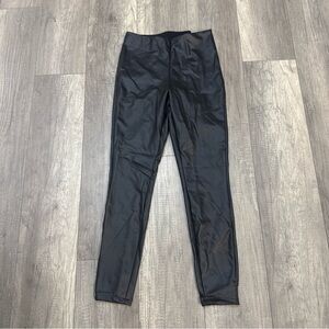 a new day Black Faux Leather Leggings